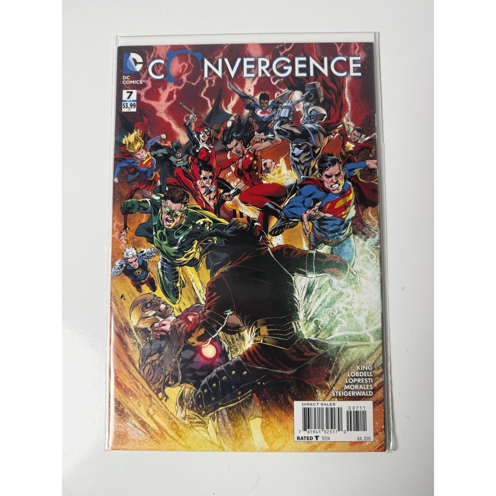 DC Comics Convergence 7 2015 Superman Green Lantern Multiverse Ivan Reis Cover